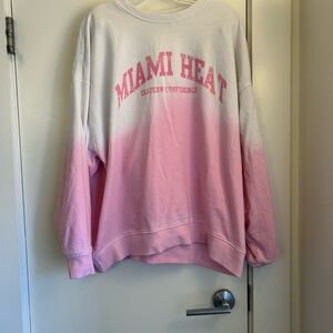 NBA White Ribbed Collar Tee